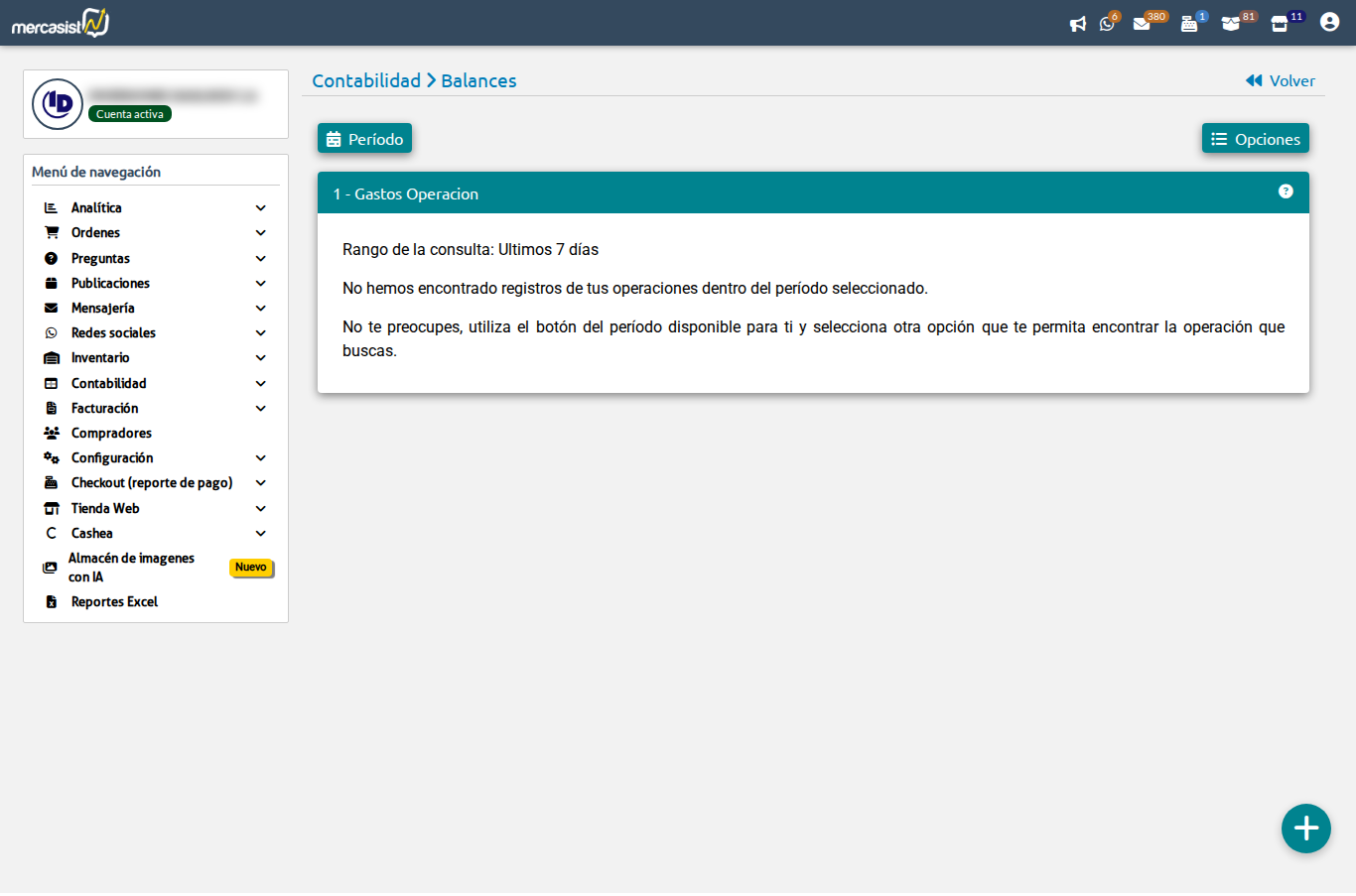 Vista completa de operaciones