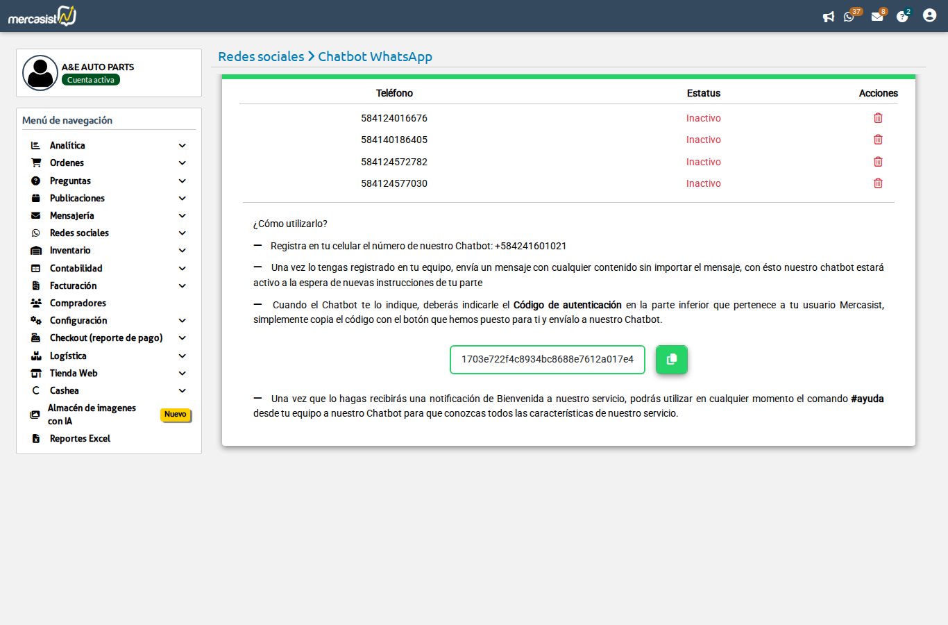 Instrucciones de configuracion
