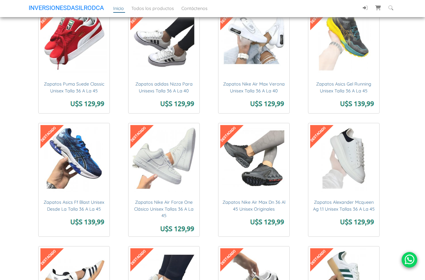 Productos destacados en la tienda